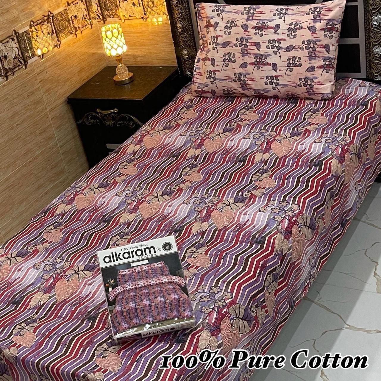 Cotton Single Bed Size BedSheet